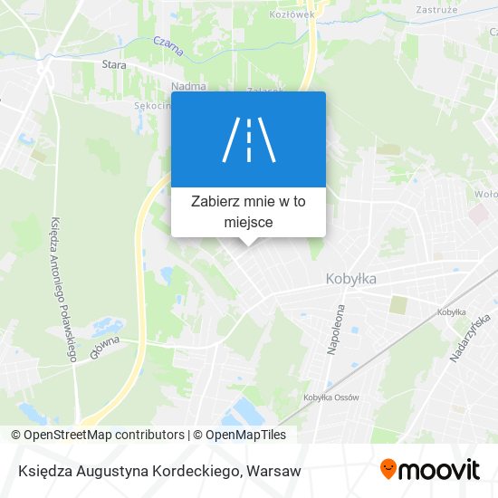 Mapa Księdza Augustyna Kordeckiego