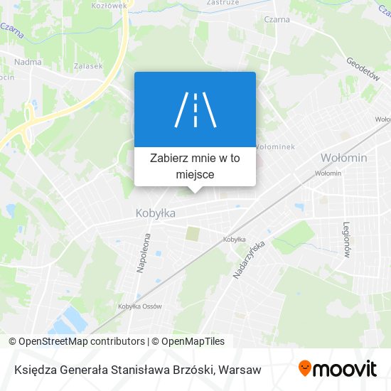 Mapa Księdza Generała Stanisława Brzóski