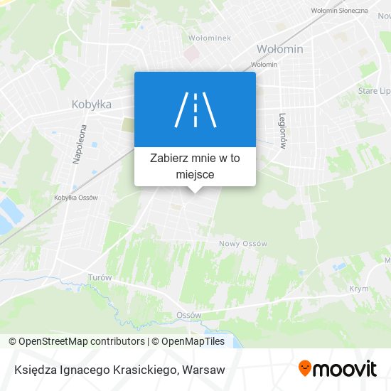 Mapa Księdza Ignacego Krasickiego