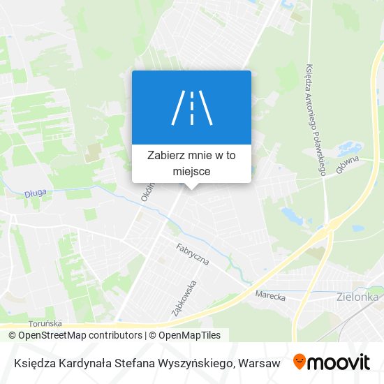 Mapa Księdza Kardynała Stefana Wyszyńskiego