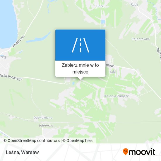 Mapa Leśna