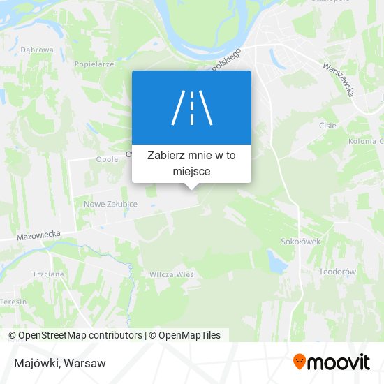 Mapa Majówki