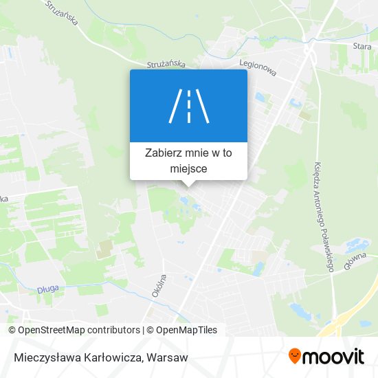 Mapa Mieczysława Karłowicza