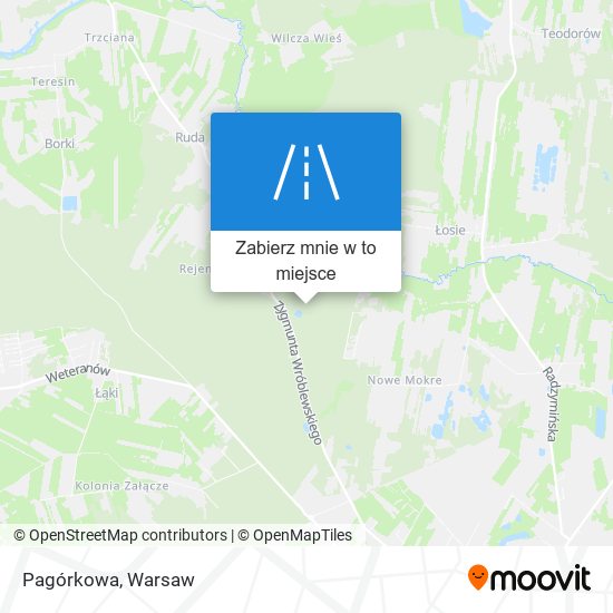 Mapa Pagórkowa