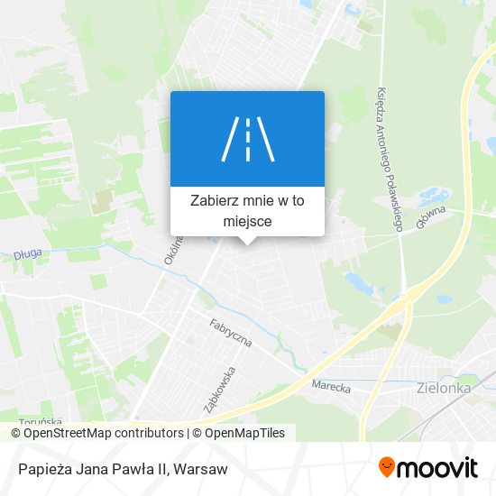 Mapa Papieża Jana Pawła II