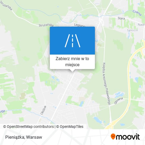 Mapa Pieniążka