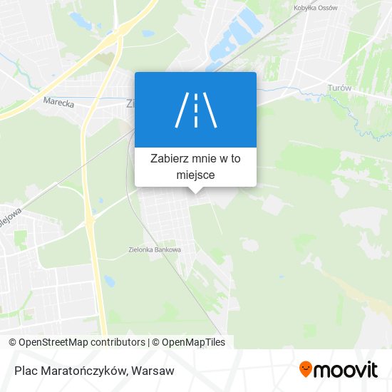 Mapa Plac Maratończyków