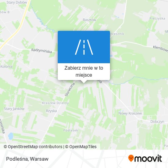 Mapa Podleśna