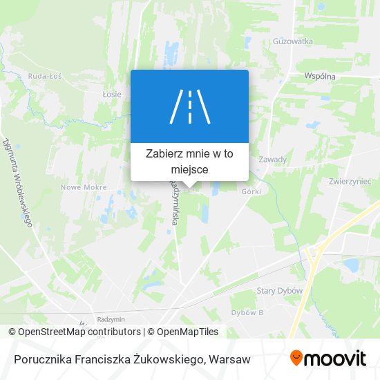 Mapa Porucznika Franciszka Żukowskiego