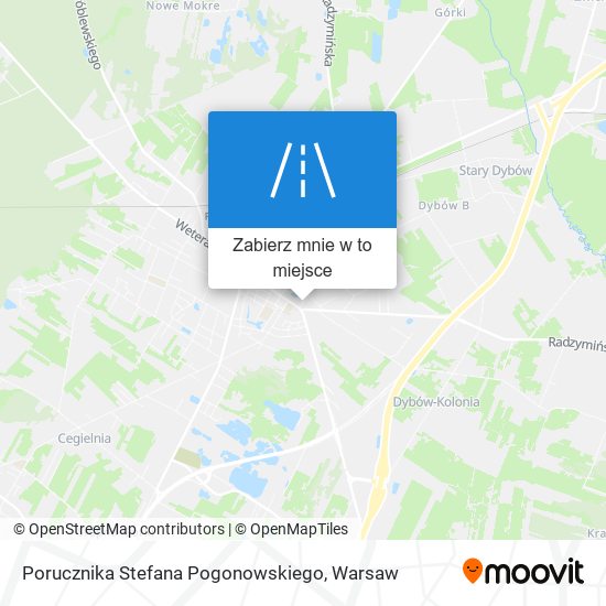 Mapa Porucznika Stefana Pogonowskiego