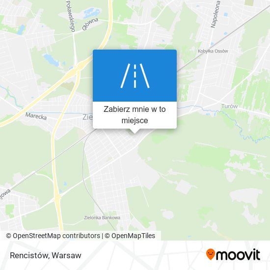 Mapa Rencistów