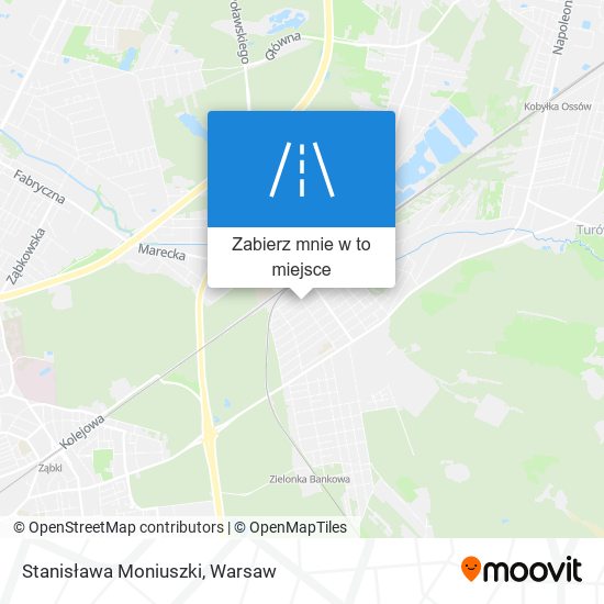 Mapa Stanisława Moniuszki