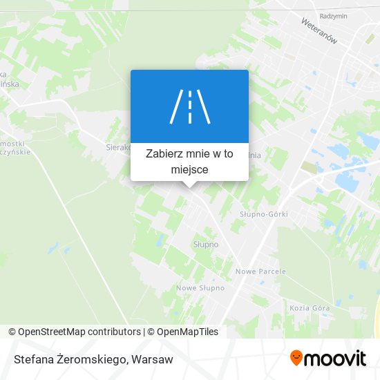 Mapa Stefana Żeromskiego