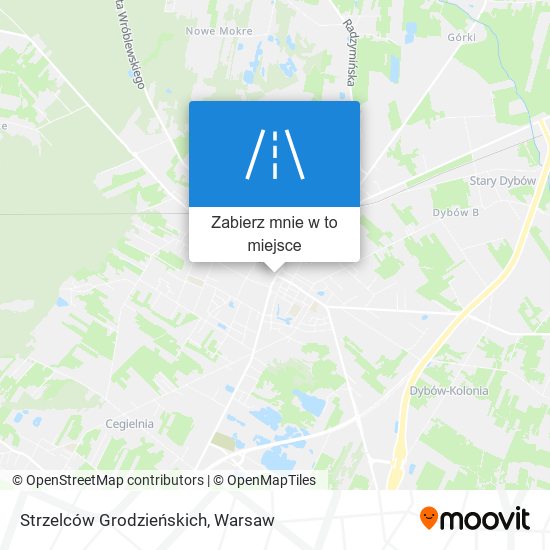 Mapa Strzelców Grodzieńskich