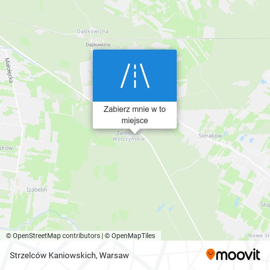 Mapa Strzelców Kaniowskich