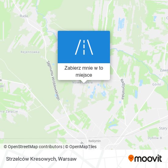 Mapa Strzelców Kresowych