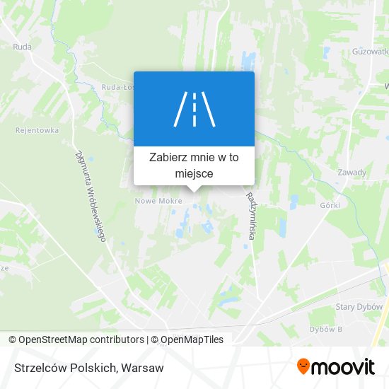 Mapa Strzelców Polskich