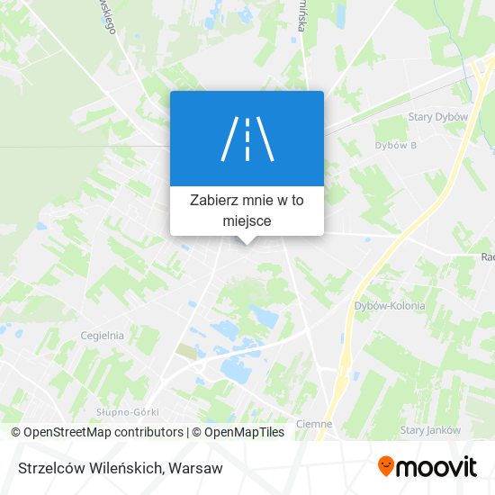 Mapa Strzelców Wileńskich