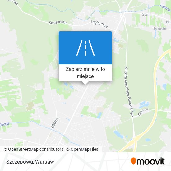 Mapa Szczepowa