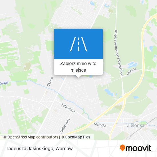 Mapa Tadeusza Jasińskiego