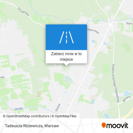 Mapa Tadeusza Różewicza