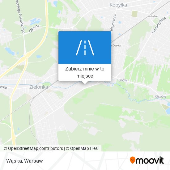 Mapa Wąska