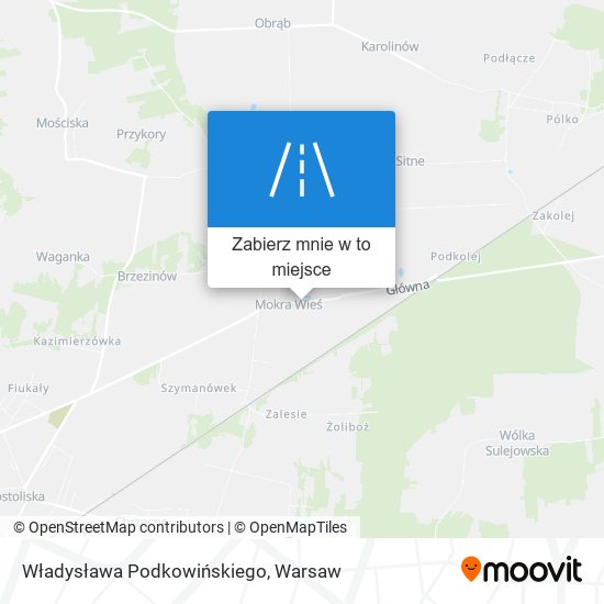 Mapa Władysława Podkowińskiego