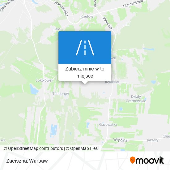 Mapa Zaciszna