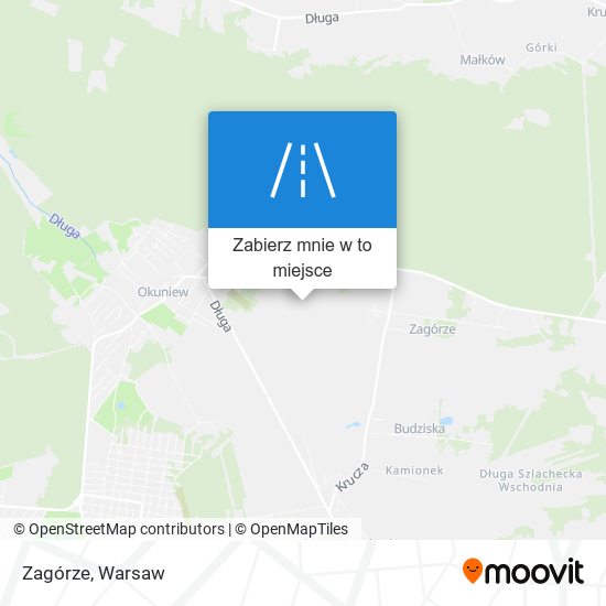 Mapa Zagórze