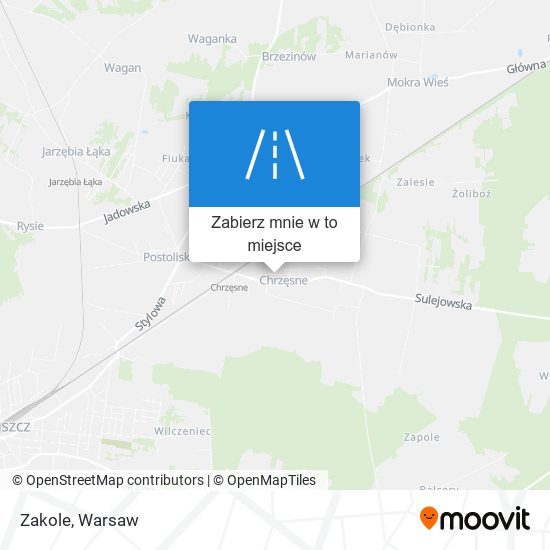 Mapa Zakole