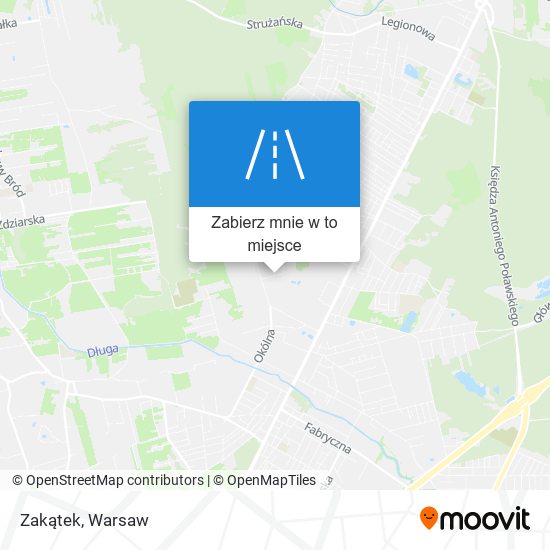 Mapa Zakątek