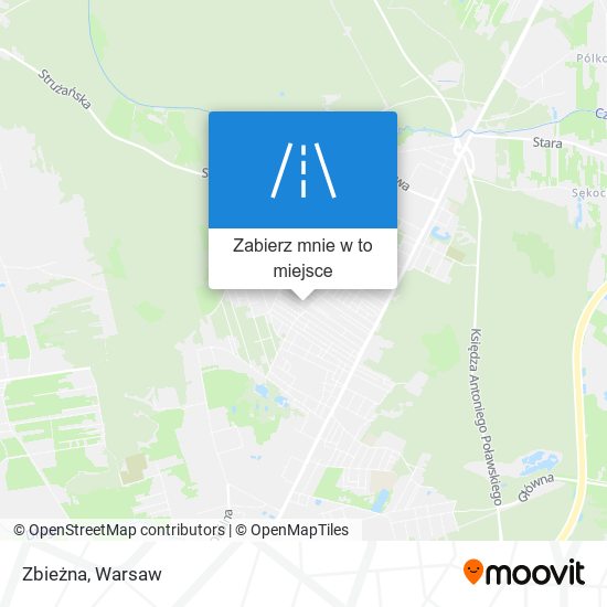 Mapa Zbieżna