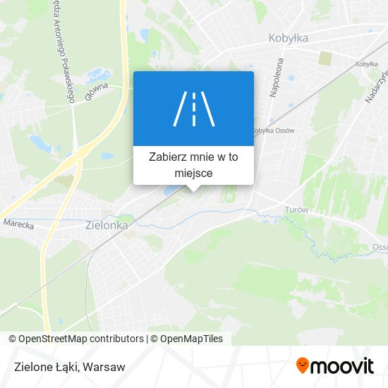 Mapa Zielone Łąki