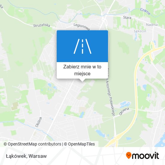 Mapa Łąkówek