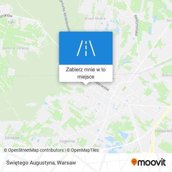 Mapa Świętego Augustyna