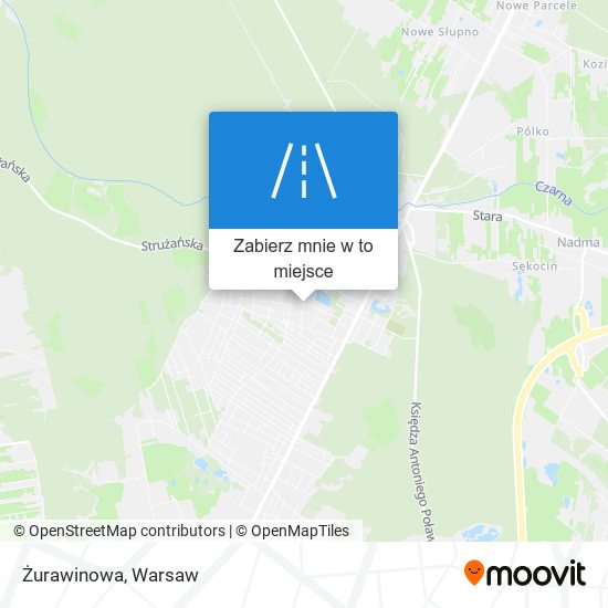 Mapa Żurawinowa