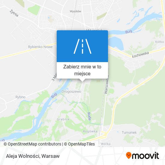 Mapa Aleja Wolności