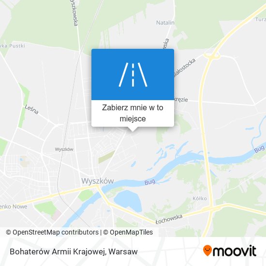 Mapa Bohaterów Armii Krajowej