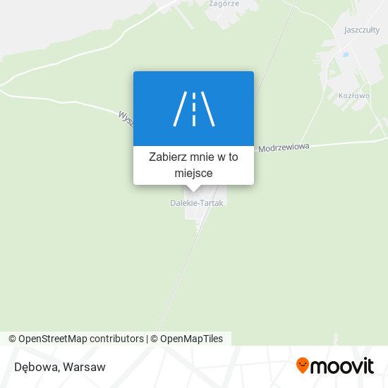 Mapa Dębowa