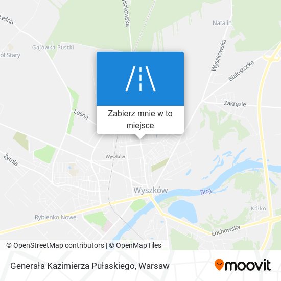 Mapa Generała Kazimierza Pułaskiego