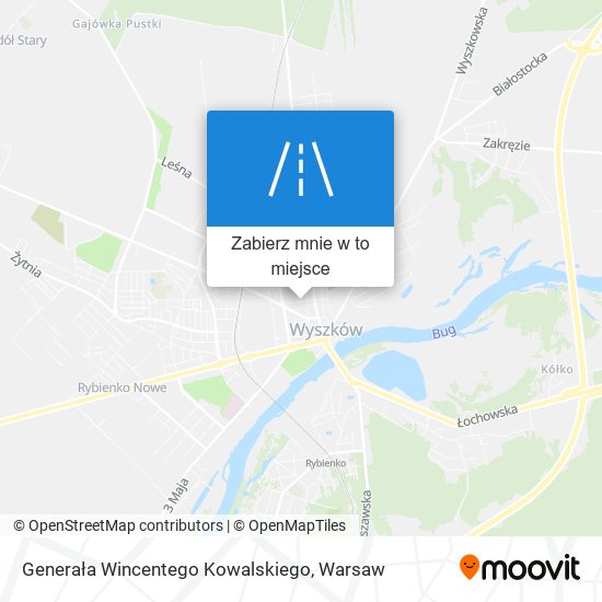 Mapa Generała Wincentego Kowalskiego