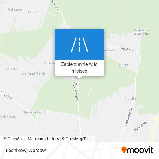 Mapa Leśników