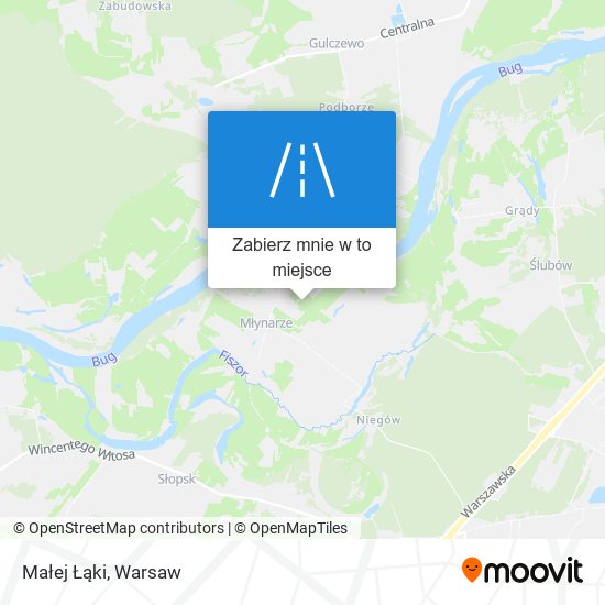 Mapa Małej Łąki