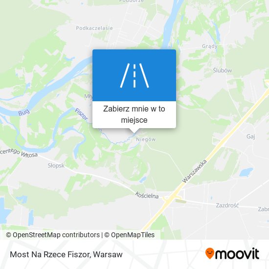 Mapa Most Na Rzece Fiszor