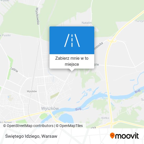 Mapa Świętego Idziego