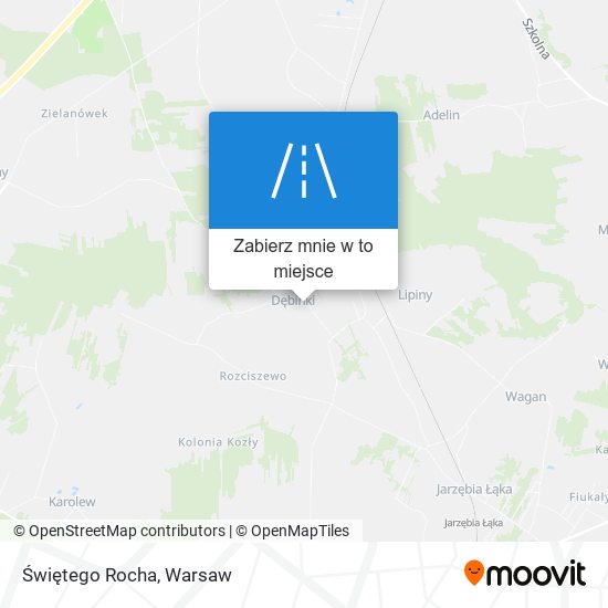 Mapa Świętego Rocha