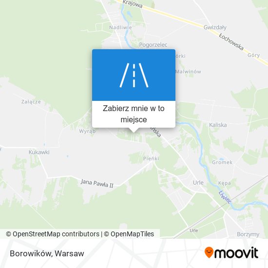 Mapa Borowików