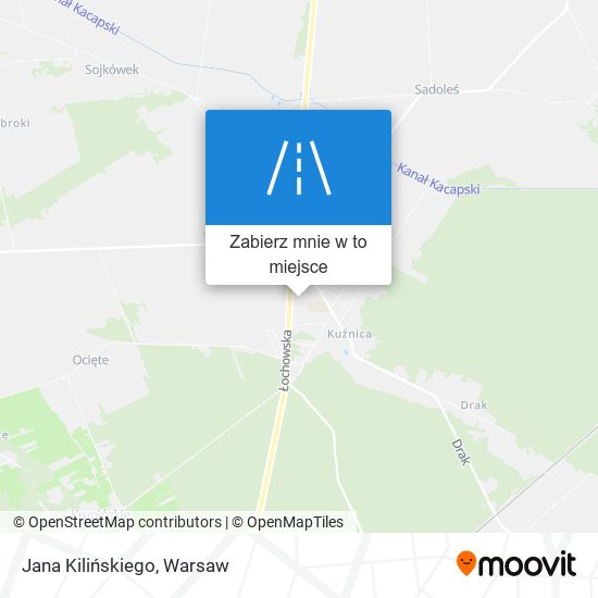 Mapa Jana Kilińskiego