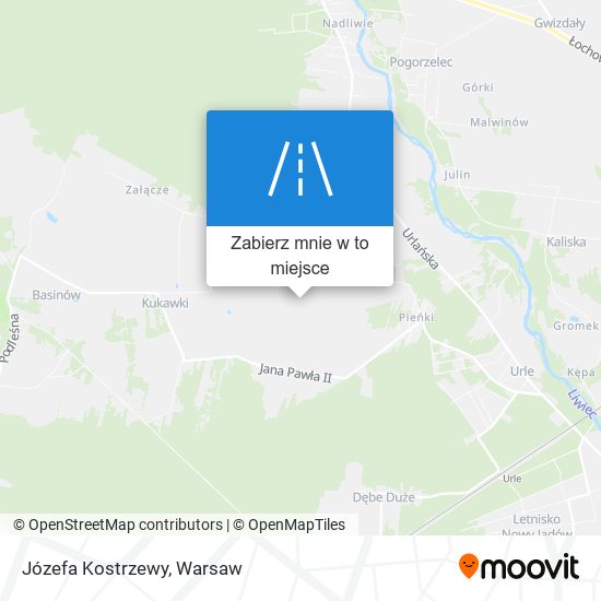 Mapa Józefa Kostrzewy