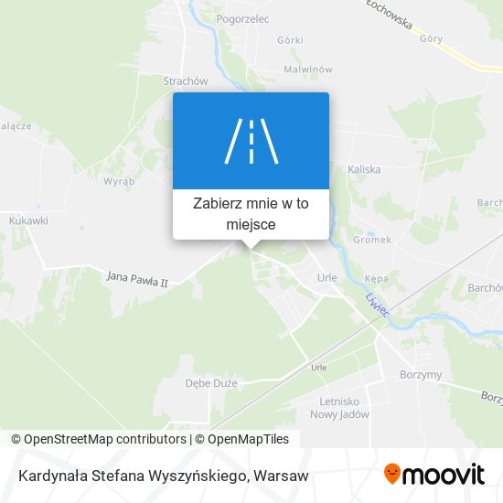 Mapa Kardynała Stefana Wyszyńskiego